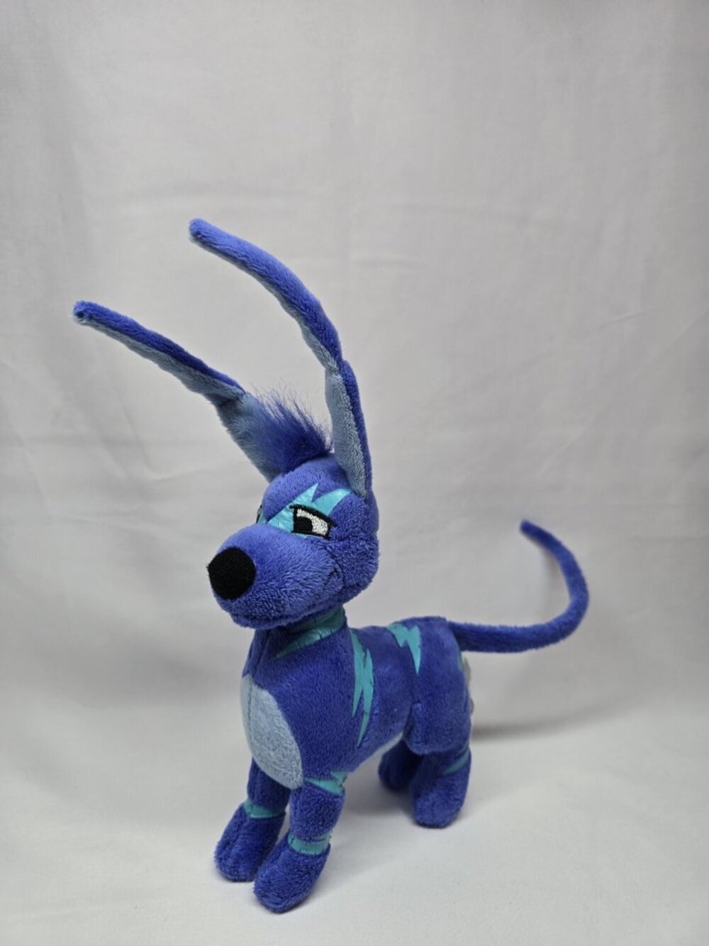 NEOPETS Series 4 2008 Blue Electric Gelert Dog 6" PLUSH No Code